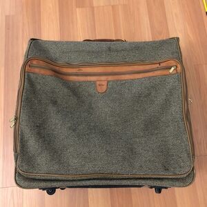 Hartmann Tweed Vintage Extra Large 4 Wheeled Rolling Garment Bag Travel Rare